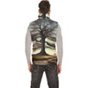 Nature Outdoors Cellphone Wallpaper Background Artistic Artwork Starlight Book Cover Wilderness Land Men s High Neck Button Up Puffer Vest View4