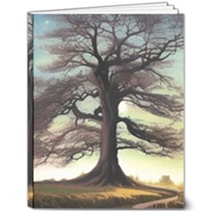 Nature Outdoors Cellphone Wallpaper Background Artistic Artwork Starlight Book Cover Wilderness Land 7  X 9  Softcover Notebook