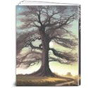 Nature Outdoors Cellphone Wallpaper Background Artistic Artwork Starlight Book Cover Wilderness Land 7  x 9  Softcover Notebook View2