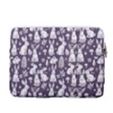 Easter bunny pattern 14  Vertical Laptop Sleeve Case With Pocket View2