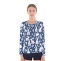 Easter bunny pattern Women s Long Sleeve T-Shirt View1