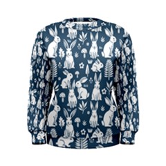 Easter Bunny Pattern Women s Sweatshirt