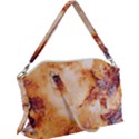 Burnt paper texture print design Canvas Crossbody Bag View1
