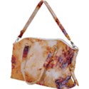 Burnt paper texture print design Canvas Crossbody Bag View2