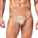 Burnt paper texture print design Men s Swim Brief View1
