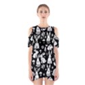 Easter bunny pattern Shoulder Cutout One Piece Dress View1