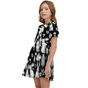 Easter bunny pattern Kids  Sweet Collar Dress View3