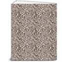 Brown Beige Snake Pattern 7  x 9  Hardcover Notebook View2
