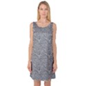 Dark Grey Snake Sleeveless Satin Nightdress View1