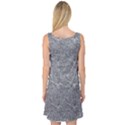 Dark Grey Snake Sleeveless Satin Nightdress View2
