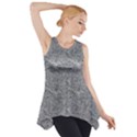 Dark Grey Snake Side Drop Tank Tunic View1
