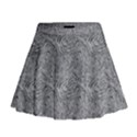 Dark Grey Snake Mini Flare Skirt View1