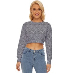 Dark Grey Snake Lightweight Long Sleeve Sweatshirt