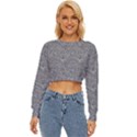 Dark Grey Snake Lightweight Long Sleeve Sweatshirt View1