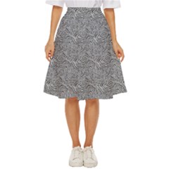Dark Grey Snake Classic Short Skirt