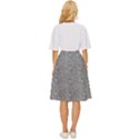 Dark Grey Snake Classic Short Skirt View4