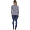 Dark Grey Snake Women s One-Button 3/4 Sleeve Short Jacket View4