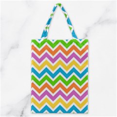 Chevron Pattern Design Texture Classic Tote Bag