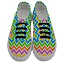 Chevron Pattern Design Texture Men s Classic Low Top Sneakers View1