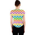 Chevron Pattern Design Texture Crew Neck Crop Top View2