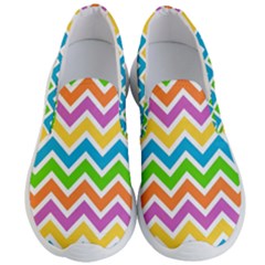 Chevron Pattern Design Texture Men s Lightweight Slip Ons
