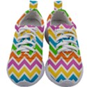 Chevron Pattern Design Texture Kids Athletic Shoes View1
