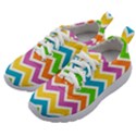 Chevron Pattern Design Texture Kids Athletic Shoes View2