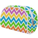 Chevron Pattern Design Texture Make Up Case (Large) View2