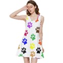 Pawprints Paw Prints Paw Animal Inside Out Racerback Dress View3