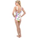 Pawprints Paw Prints Paw Animal Cross Front Low Back Swimsuit View2