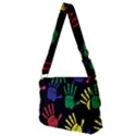 Handprints Hand Print Colourful Full Print Messenger Bag (M) View2