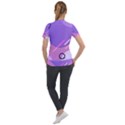 Colorful Labstract Wallpaper Theme Short Sleeve Zip Up Jacket View2