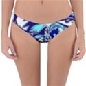 Trippy Dippy Bears Blue Dancing Greatful Dead Skull Steal Your Face Reversible Hipster Bikini Bottoms View1