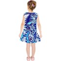 Trippy Dippy Bears Blue Dancing Greatful Dead Skull Steal Your Face Kids  Tunic Dress View2