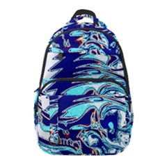 Trippy Dippy Bears Blue Dancing Greatful Dead Skull Steal Your Face Carry-on Travel Backpack