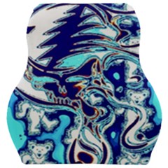 Trippy Dippy Bears Blue Dancing Greatful Dead Skull Steal Your Face Car Seat Velour Cushion 