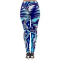 Trippy Dippy Bears Blue Dancing Greatful Dead Skull Steal Your Face Lightweight Velour Leggings View2
