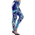Trippy Dippy Bears Blue Dancing Greatful Dead Skull Steal Your Face Lightweight Velour Leggings View4