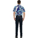 Trippy Dippy Bears Blue Dancing Greatful Dead Skull Steal Your Face Men s Short Sleeve Pocket Shirt  View2
