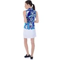 Trippy Dippy Bears Blue Dancing Greatful Dead Skull Steal Your Face Women s Sleeveless Polo T-Shirt View2