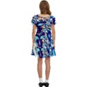 Trippy Dippy Bears Blue Dancing Greatful Dead Skull Steal Your Face Kids  Puff Sleeved Dress View4