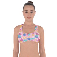 Ice Cream Donut Sweets Candie Got No Strings Sports Bra