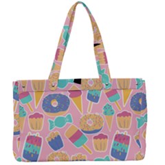 Ice Cream Donut Sweets Candie Canvas Work Bag