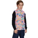 Ice Cream Donut Sweets Candie Kid s Button Up Puffer Vest View3