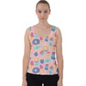 Ice Cream Donut Sweets Candie Velvet Tank Top View1