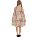Abstract Pattern Design Scrapbooking Kids  Frill Swing Dress View4