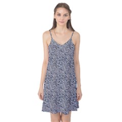 Blue Black Snake Pattern Camis Nightgown 