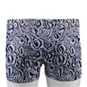 Blue Black Snake Pattern Men s Boxer Briefs View4