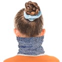 Blue Black Snake Pattern Face Covering Bandana (Kids) View2