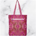 Tondo symmetry Double Zip Up Tote Bag View2